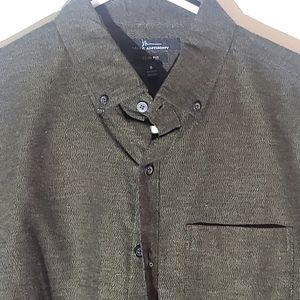 Marc Anthony slim fit brownish button down shirt. Small.
